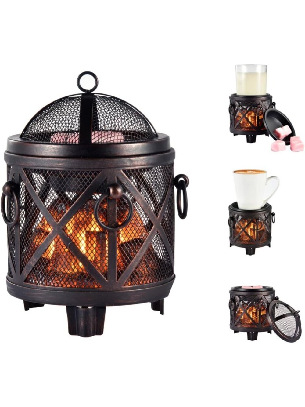 4-in-1 Electric Wax Melt Warmer & Oil Burner for Home Aromatherapy Decor